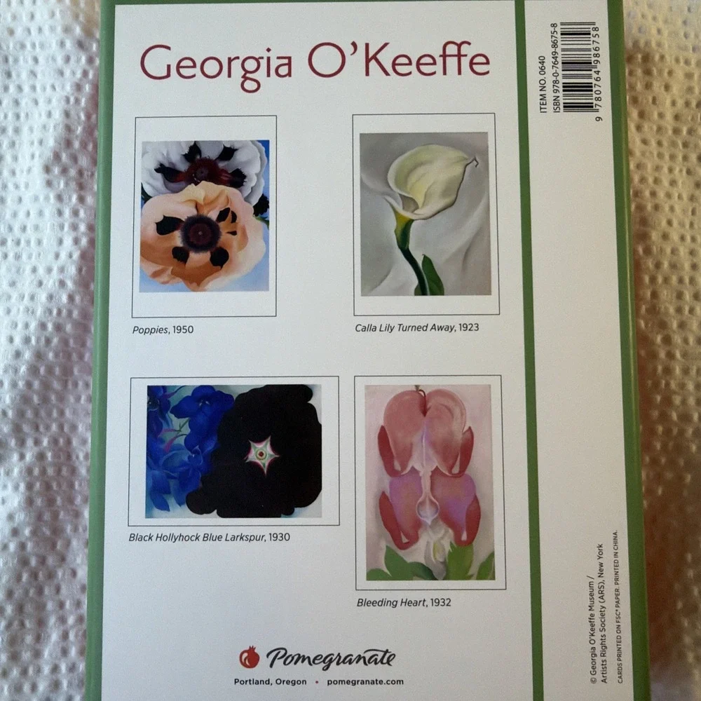 Georgia O'Keeffe Trees - Boxed Notecards - 20 cards and envelopes